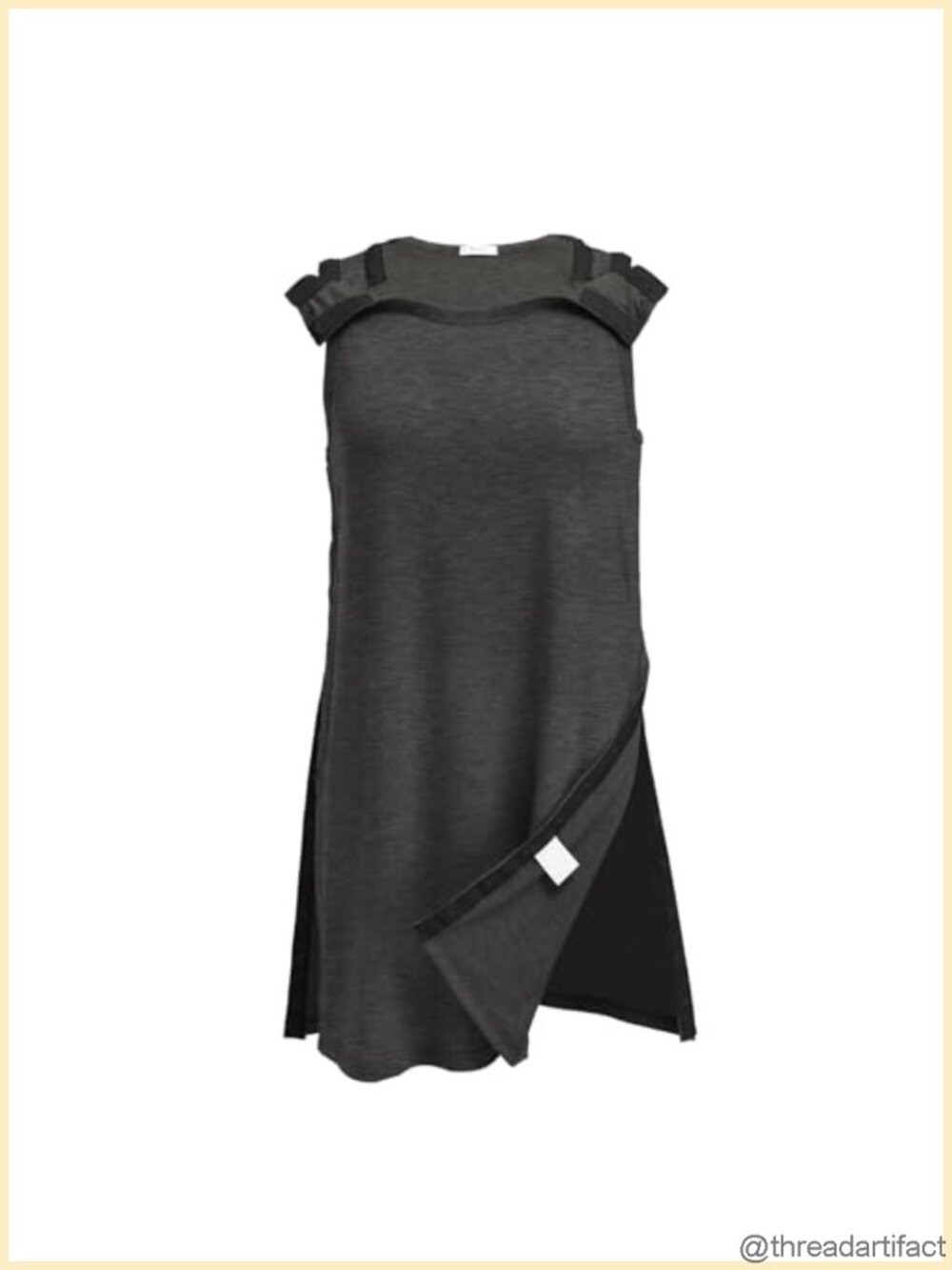 Women's Full Tear Away Sleeveless Chemo Post-Surgery Recovery Dress - Picture 4 of 6